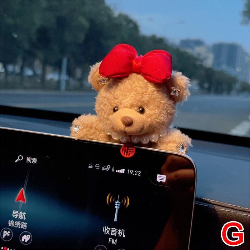 Cute and adorable cartoon bear car decoration for your car interior.